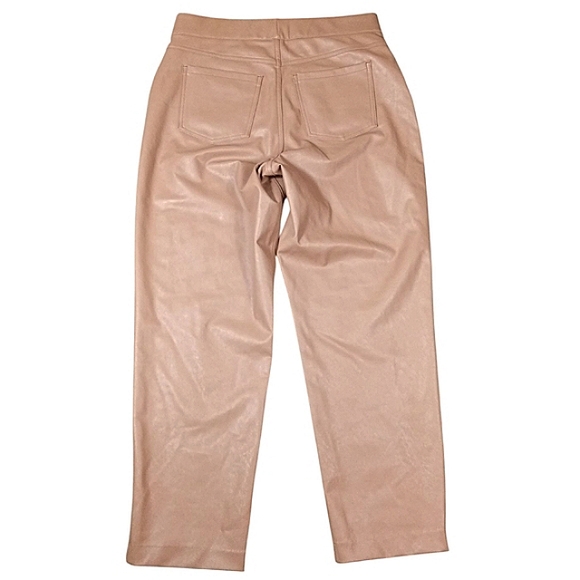 NWOT SPANX Leather-Like Straight Leg Pant in Luxe - Picture 5 of 8